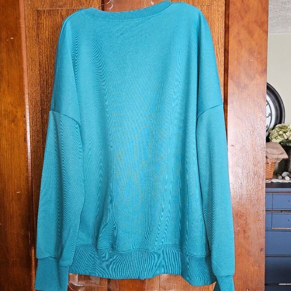 SHEWIN Lightweight Crewneck Sweatshirt Women’s L | Casual Long Sleeve Pullover - Picture 2 of 8